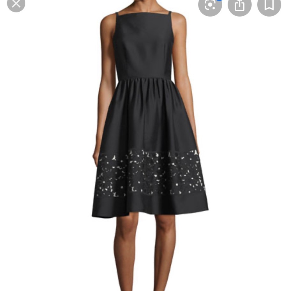 Kate Spade Black Dress with White Accents